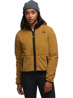 North Face Dunraven Sherpa Jacket in British Khaki LARGE
